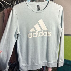 Adidas Sky Blue Crewneck Sweatshirt